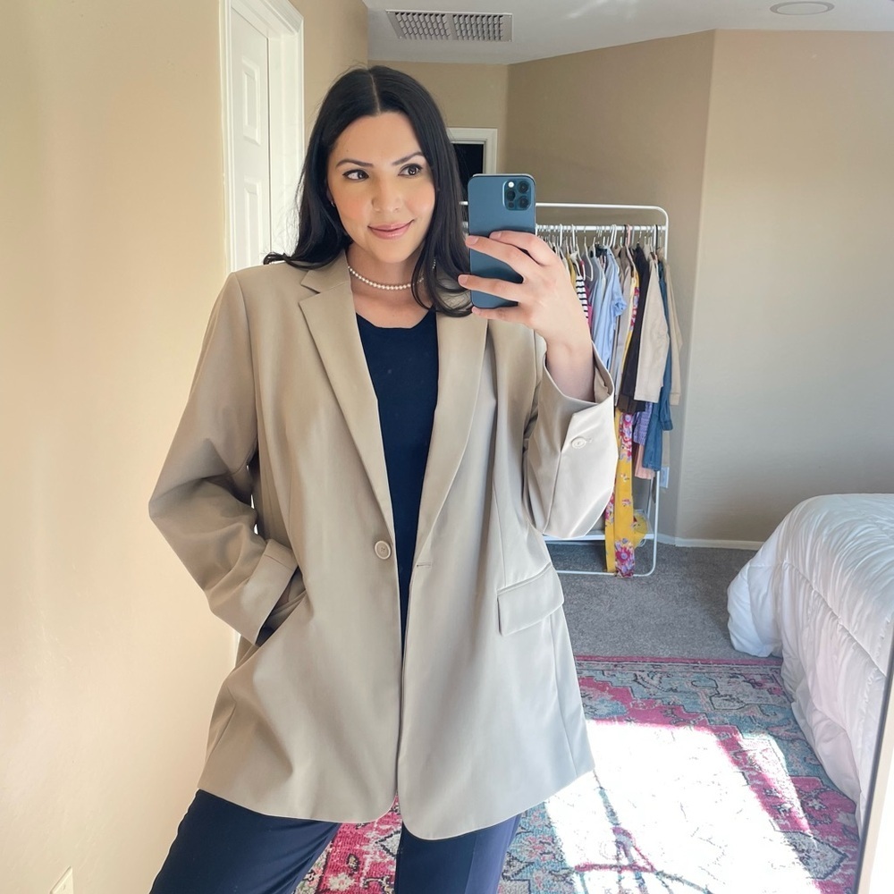 H&M Oversized Single Button Blazer